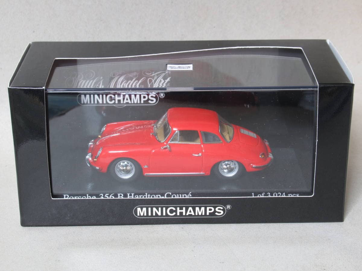 Amazon | 1/43 ミニカー 356 B ハードトップ クーペ 1961 レッド